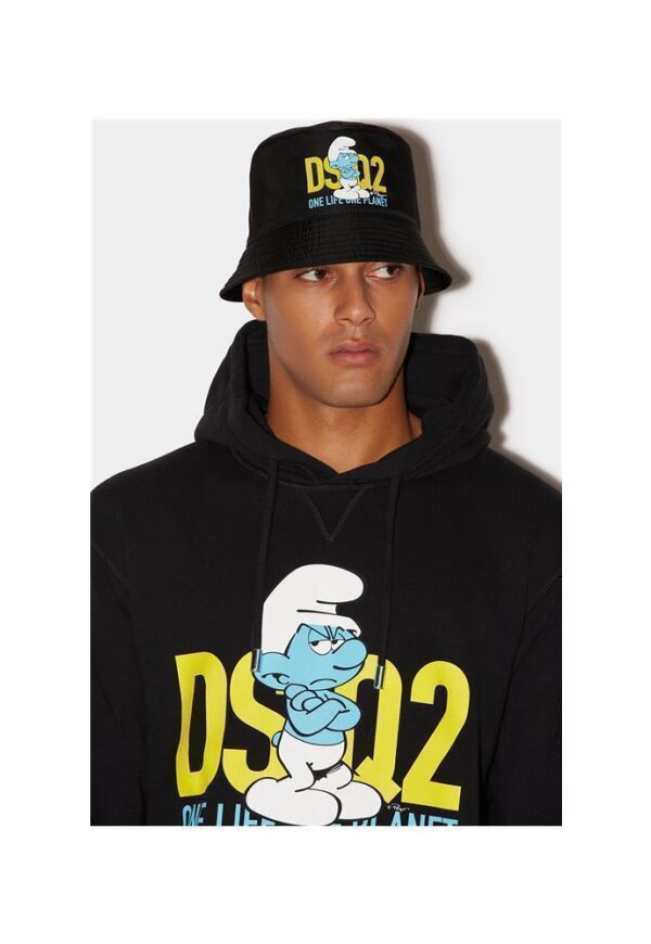 Dsquared2 Smurfs Cool Sweatshirt Schwarz Herren