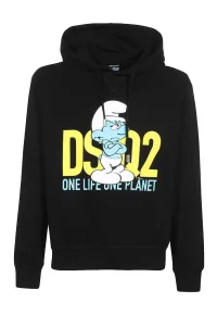 Dsquared2 Smurfs Cool Sweatshirt Schwarz Herren