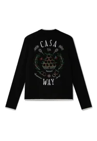 Casablanca Casa Way Pullover Herren Schwarz