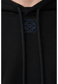 LOEWE Kapuzenpullover aus Baumwolle Schwarz Herren