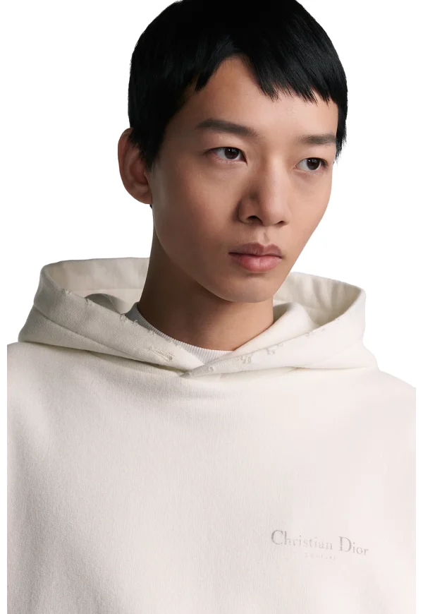 Dior Couture Kapuzenpullover mit Futter Beige Herren