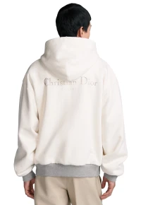 Dior Couture Kapuzenpullover mit Futter Beige Herren