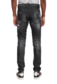 Dsquared2 Slim-Fit-Jeans im Distressed-Look Schwarz Herren