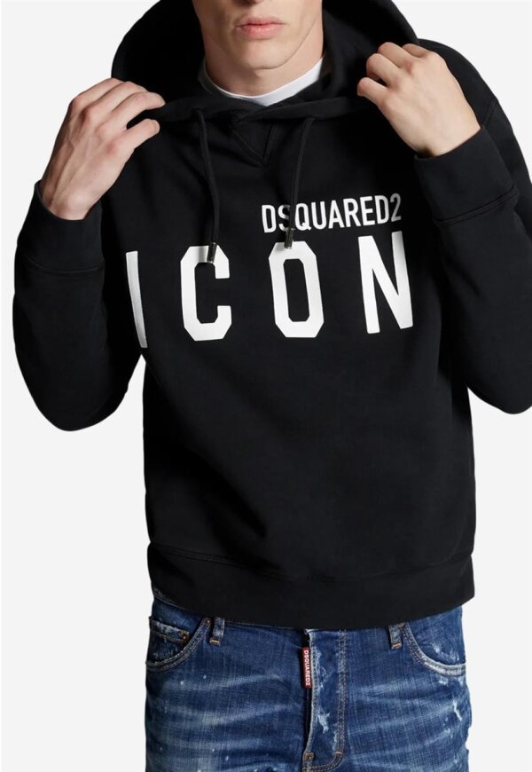 D2 ICON Hooded Sweatshirt Black