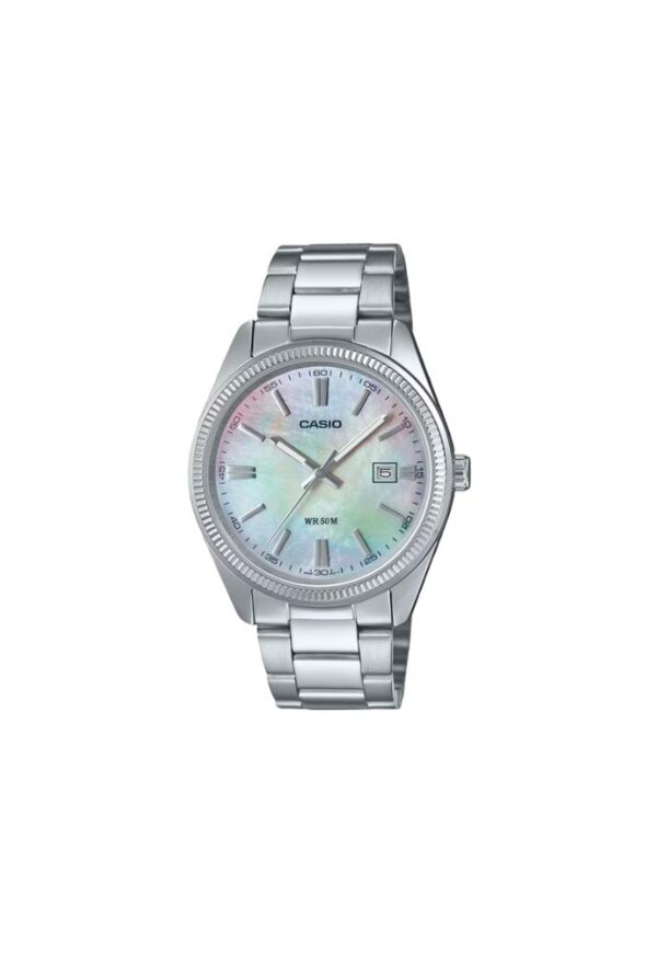 CASIO COLLECTION Mod. DATE - SILVER, MOP DIAL