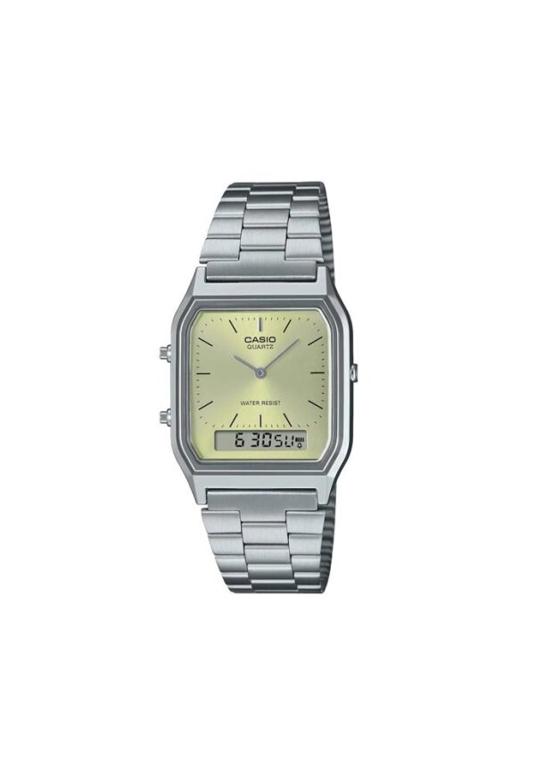 CASIO VINTAGE Mod. EDGY COLLECTION SUNRAY DIAL - GREEN LEMON