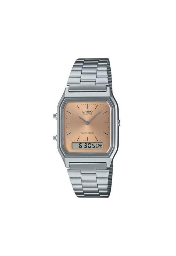 CASIO VINTAGE Mod. EDGY COLLECTION SUNRAY DIAL - PINK COPPER