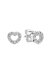 PANDORA JEWELS Mod. CUBIC ZIRCONIA  SILVER STUD EARRINGS