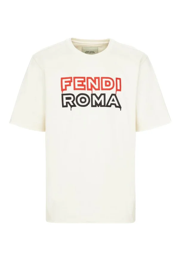 Fendi Roma T-Shirt White