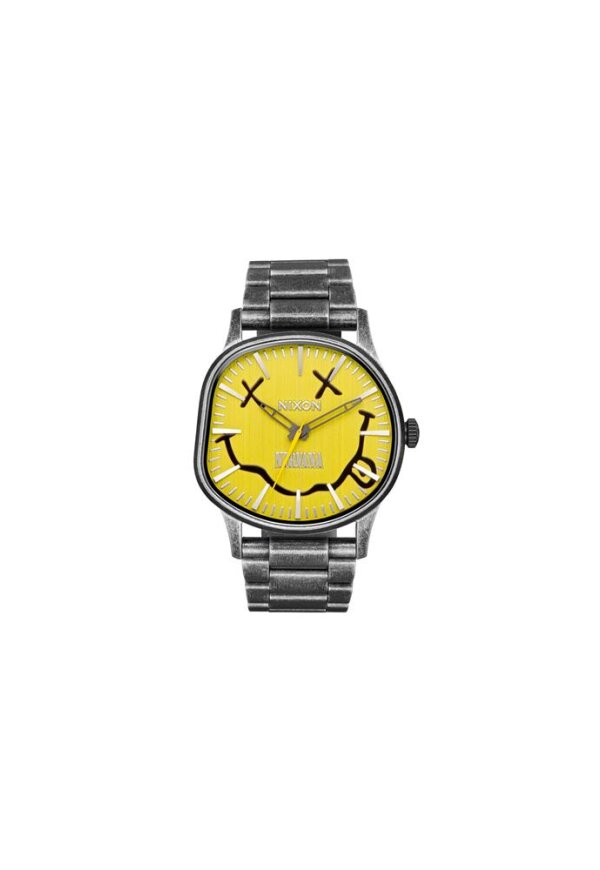 NIXON WATCHES Mod. YELLOW NIRVANA SMILEY LIMITED EDITION