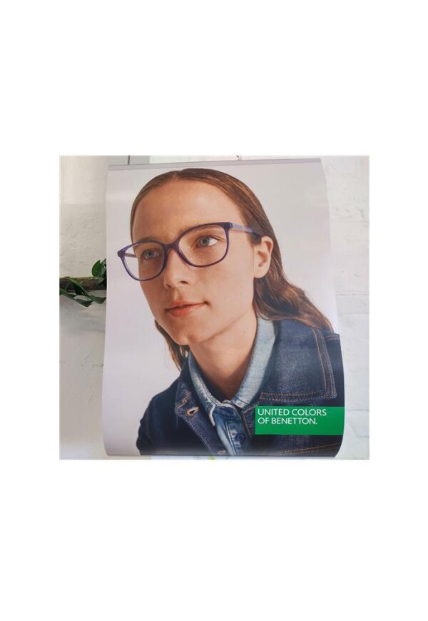 BENETTON MOD. OPTICAL DOUBLE SIDED BANNER SS21