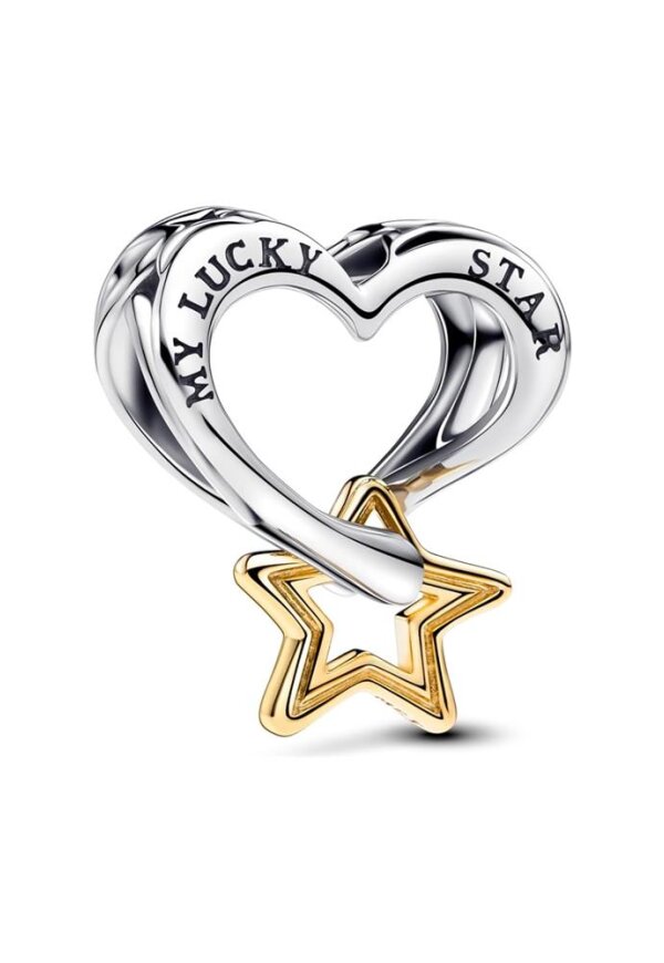 PANDORA CHARMS Mod. LUCKY STAR & HEART