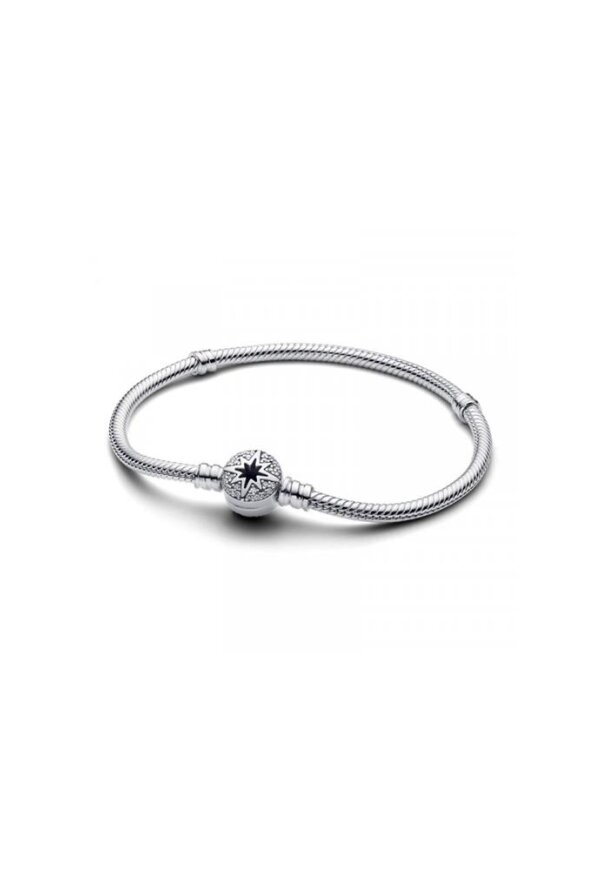 PANDORA MOMENTS Mod. NORTH STAR CLASP SNAKE CHAIN - Size 19