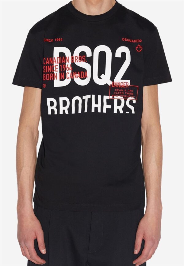 DSQ2 Bro Cool T-Shirt Black