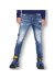 Dsquared2 Medium Bleached Spots Wash Sexy Twist Jeans Herren Blau