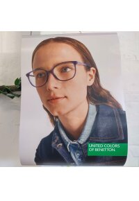 BENETTON MOD. OPTICAL DOUBLE SIDED BANNER SS21