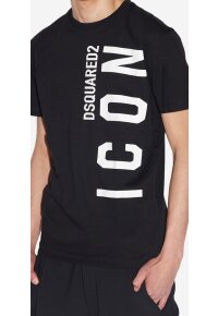 DSQ ICON Cool T-Shirt Black