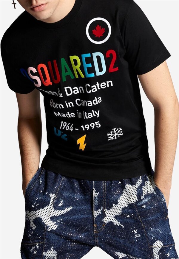 Dsquared2  D2 Rainbow T-Shirt