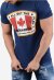 Dsquared2 Canada Flag T-Shirt Navy